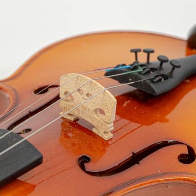 Mendini by Cecilio MV400 Solid Wood Violin – Beginner/Student Model with Case image 13
