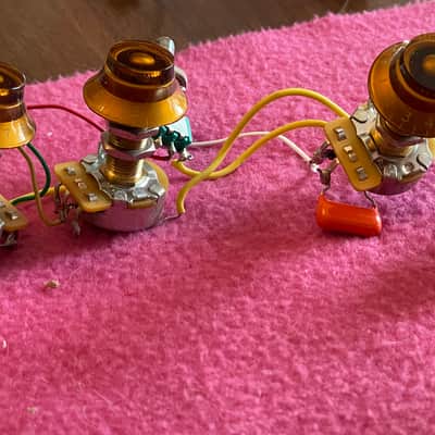 Vintage 2008 Gibson Les Paul wiring harness kill switch for les paul paf burst standard es-335 image 3