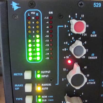 API 529 500 Series Stereo Compressor Module 2018 - Present - Black image 4