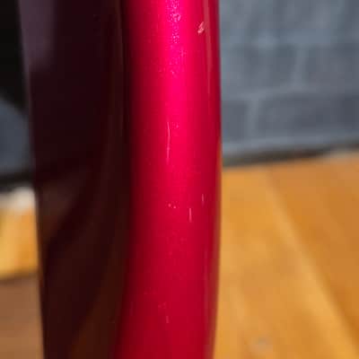 Vintage 1962 1 Owner Fender Stratocaster Slab Board Brazilian Rosewood Fretboard Candy Apple Red Refin w/ OHSC image 18