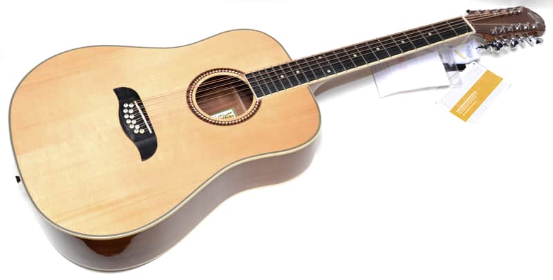 Oscar Schmidt OD312-N 12-String Acoustic Guitar | Natural Finish | In-House Adjusted image 1