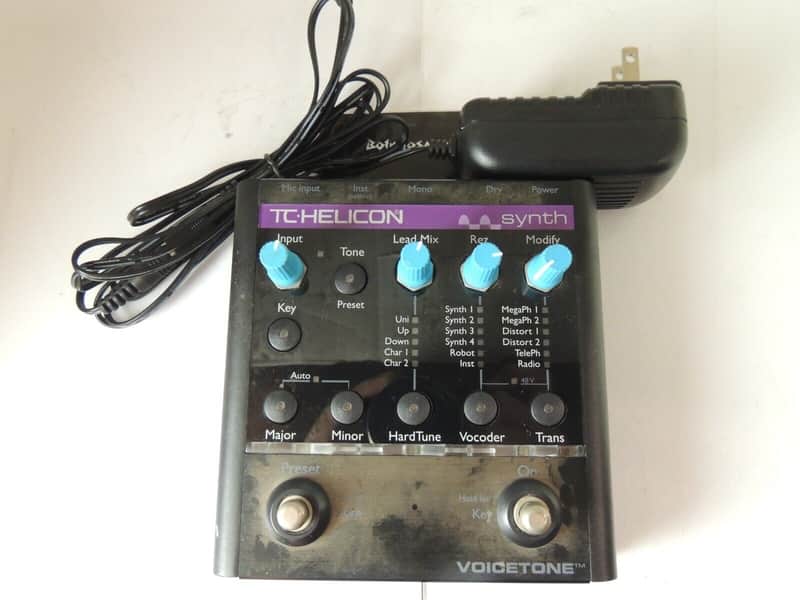 TC Helicon Voicetone Synth Vocal Effects Processor Pedal Free USA Shipping image 1