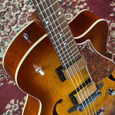 Godin 5th Avenue CW Kingpin II HB Cognac Burst + NEW + S.# 050932000928 image 4