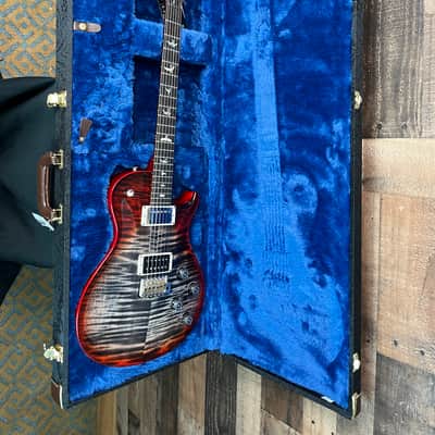 PRS Mark Tremonti Signature , Charcoal Cherry Wrap Burst, Pattern Thin Neck, Custom Color Nickel Package, Free Ship, Upgraded PRS Paisley Hardcase, 324 image 15