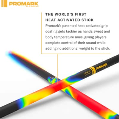ProMark R5BAGC Rebound 5B ActiveGrip Clear Hickory Drumsticks with FREE Shipping image 9