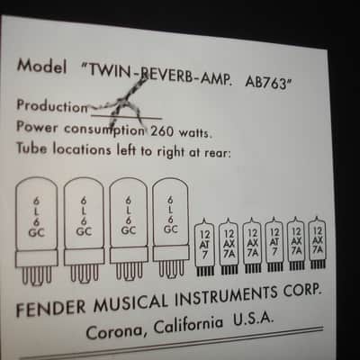 2005 Fender '65 Twin Reverb Custom 15 Reissue 85-Watt 1x15" Guitar Combo Amp image 23