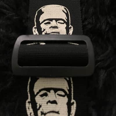Yak Pak RARE Frankenstein guitar strap 2005 - Black/white image 6