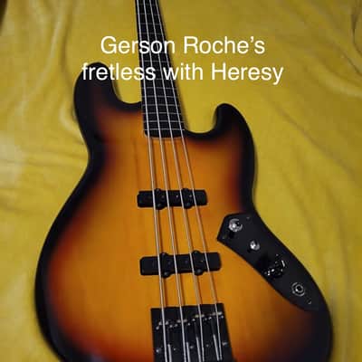 Heresy. A Fender Jazz Bass 3 Way Switch Series / Parallel Wiring Harness and Control Plate. image 5