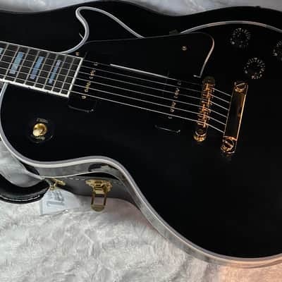 NEW! Gibson Les Paul Custom - Dealer Select - P90 Pick-Ups - VOS Ebony Finish - Custom Shop M2M - Authorized Dealer - 10.3 lbs - G07097 image 7