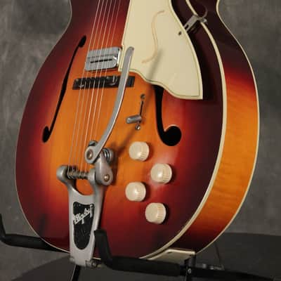 Silvertone Aristocrat electric archtop w/Bigsby 1950s image 16