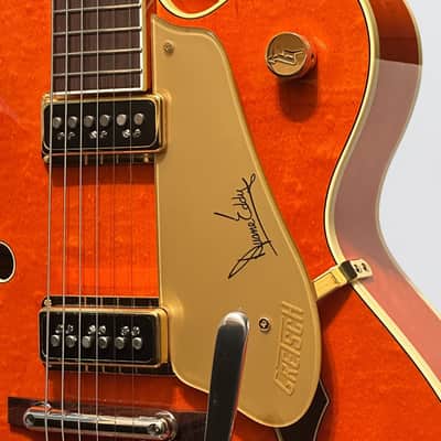 Gretsch G6120DE Duane Eddy Hollow Body Bigsby MIJ Electric Guitar - Desert Sunrise Lacquer image 6