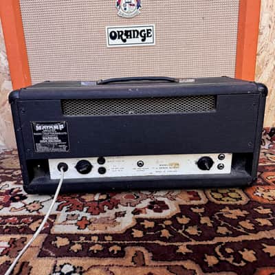 Vintage 1970s Matamp Orange Slave Unit SL100 EL34 Valve Amplifier Head image 8
