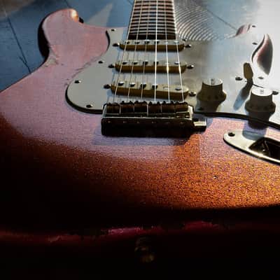 American Fender Stratocaster Custom Pink Sparkle image 19