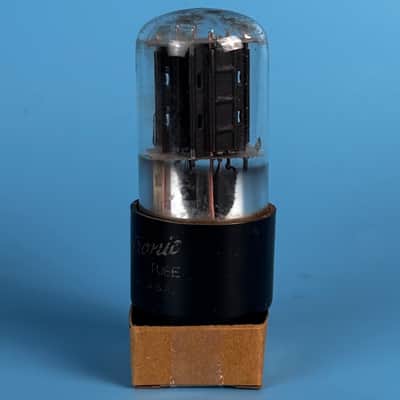 1957 General Electric 6SN7GT Vintage Black Plated Vacuum Tube! T580 image 3
