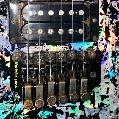Vintage Fernandes Electric guitar super Strat copy made in japan haloflash image 4