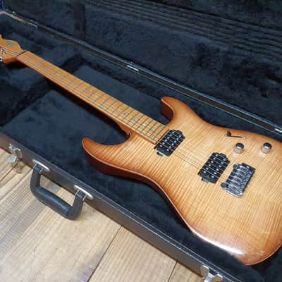 2012 Lipe Custom USA Virtuoso Flame Maple Top Amalfitano Electric Guitar image 1