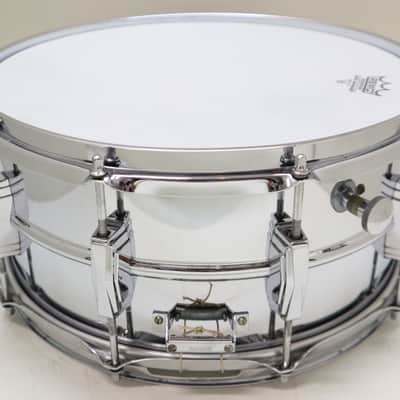 VINTAGE LUDWIG 1970s B/O Badge Supraphonic402 14x6.5 image 3