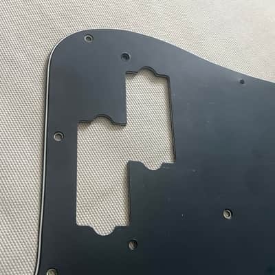 Vintage 1970s Fender Precision Bass Pickguard & screws - Black 1974 1975 1976 image 8