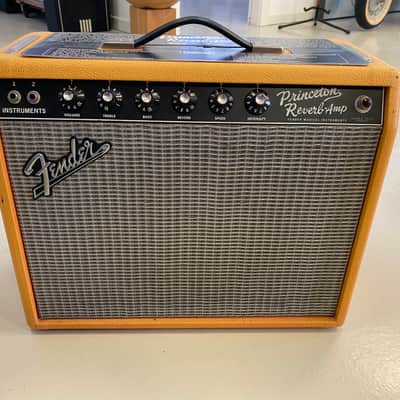 Fender '65 Princeton Reverb Reissue 12-Watt 1x10" Guitar Combo 2008 - Present - Black image 1