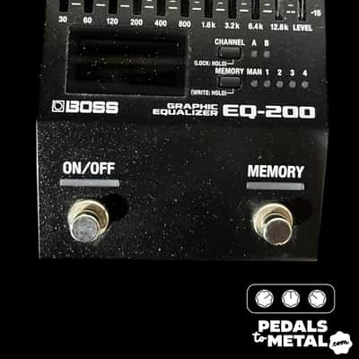 Boss EQ-200 Equalizer 2019 - Present - Black X12400 image 2