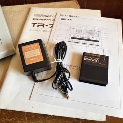 Roland TR-707 RHYTHM COMPOSER Drum Machine w/ box image 11