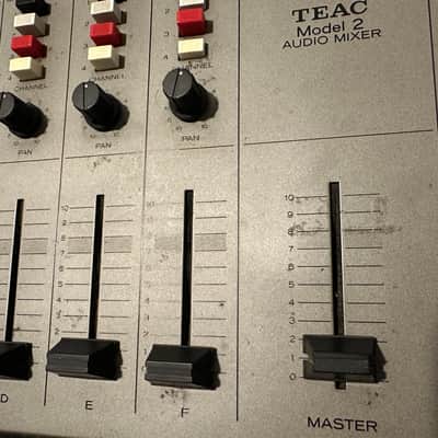 TEAC Model 2 - 1970s mixer - like new face plate and operation manual included see pics image 6