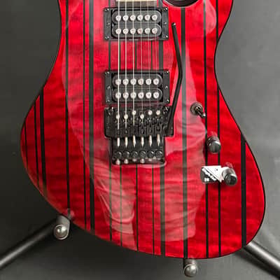 Schecter Synyster Standard Plus Electric Guitar Transparent Deep Red Finish imagen 1