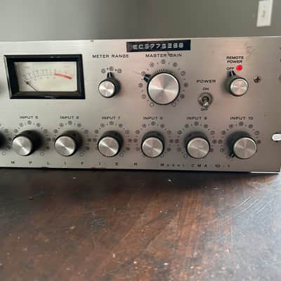 VIDEO ADDED: Bozak CMA 10-1 1960s Microphone Preamp, Mixer, Equalizer 481 transformer, like Altec 4722 image 3