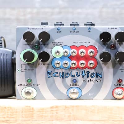 Pigtronix Echolution Unique Analog/Digital Dual Delay Effect Pedal w/Adapter Bild 7
