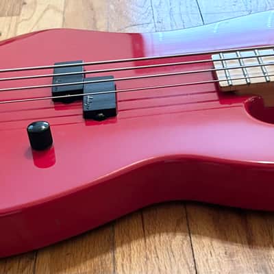 1987 Charvel 1B Red Bass MIJ Japan, W/Original Case image 9