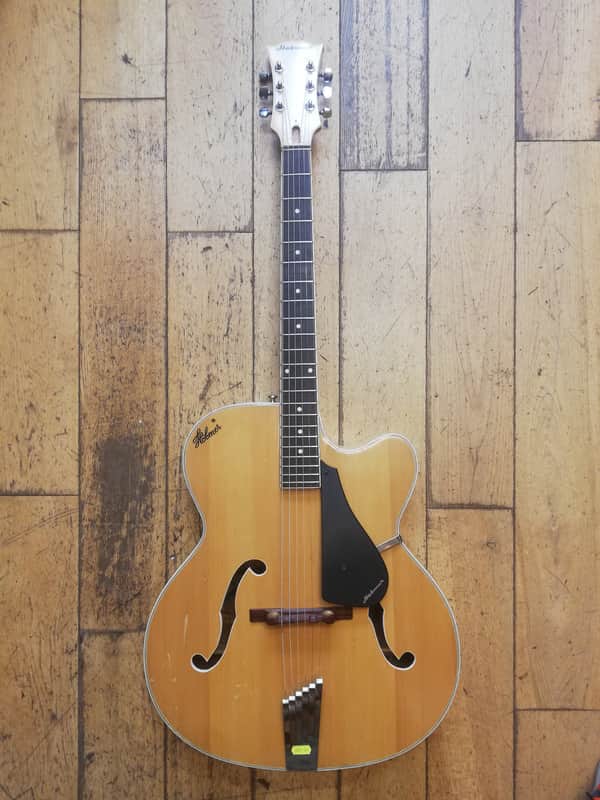Hobmer Vintage Archtop Acoustic Guitar image 1