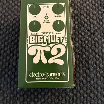 Electro-Harmonix Bass Big Muff Pi 2 Dual Op-Amp Fuzz 2026 - Present - Green / White image 5