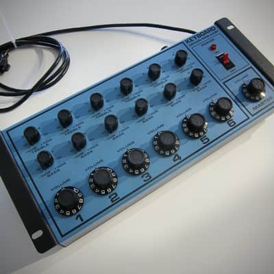 Tapco Keyboard Mixer 100 Preamp Circa-1970s- Blue & Black image 6