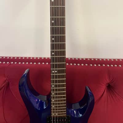 Cort X-2 BK X Series Double Cutaway HH with Tremolo 2010s - Blue image 4
