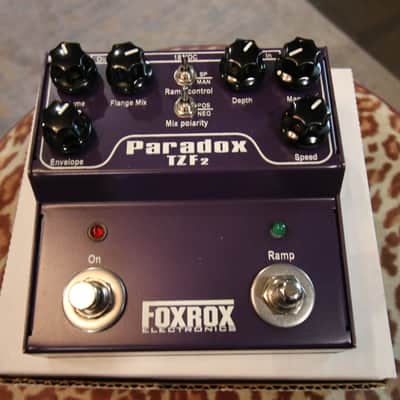 Foxrox Electronics Paradox TZF2 Flanger 2010s - Purple image 6
