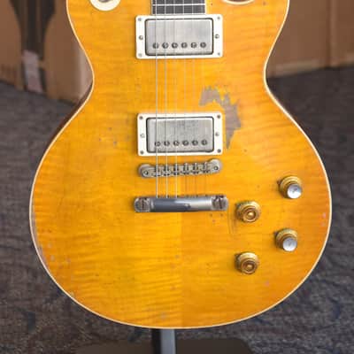Gibson Murphy Lab Kirk Hammett "Greeny" 1959 Les Paul Standard Indian Rosewood Greeny Burst Ultra Heavy Aged image 3
