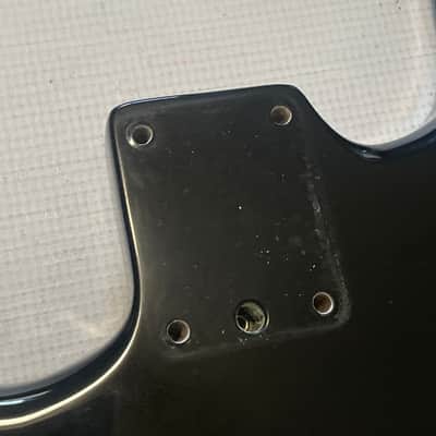 1988 Fullerton USA Fender American Stratocaster Black Guitar Body 2 Post Tremolo Ready image 15