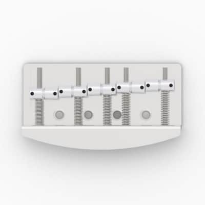 Hipshot 5-String Vintage Bass Bridge, .708" Spacing, Stainless Steel image 3