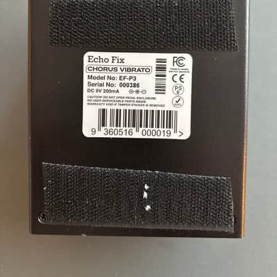 Echo Fix EF-P3 Chorus Vibrato 2023 - Present - Black / Silver image 3