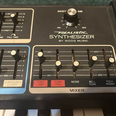 *Vintage* 1983 Realistic by Moog USA Concertmate MG-1 - Analog Synthesizer Keyboard image 5