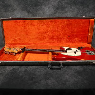 1967 Fender Mustang Bass - Dakota Red - OHSC image 7