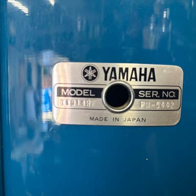 Yamaha Recording custom cobalt blue 14” hanging floor tom Drum image 2