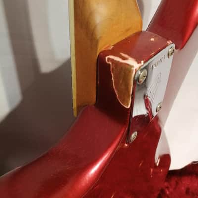Fender 1966 Jaguar Car Electric Guitar Rare Vintage Model image 19