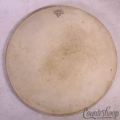 Leedy Superior Hardwhite Snare/Tom 15"Calf Skin Drum Batter Head Vintage 30s USA image 1