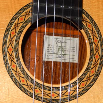 HAND MADE IN 2001 - TAKAMINE No10 - SWEET AND POWERFUL CLASSICAL CONCERT GUITAR image 4