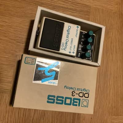 Boss DD-3 1987 blue label digital delay pedal image 1