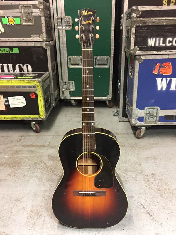 Wilco Loft Sale - Gibson Banner LG-2 1945 Sunburst w/ orig case owned by Jeff Tweedy image 1