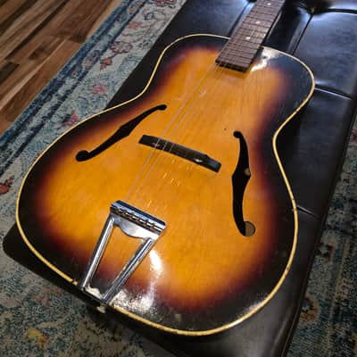 1950s Mystery Archtop - Sunburst - European, Possibly Framus image 3