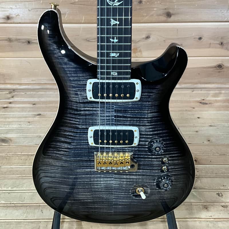PRS Custom 24-08 10 Top Electric Guitar - Charcoal Burst image 1