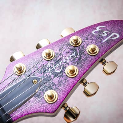 ESP MIJ Original Series Horizon PT NT Limited Ed Sugilite " Violet Pearl Black + Ebony" (2025) image 12